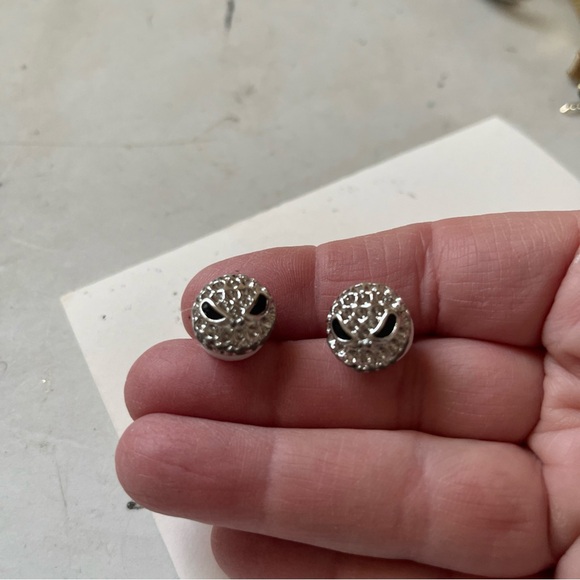 Tim burton Jewelry - Tim Burtons The Nightmare Before Christmas Jack skellington face Earrings New